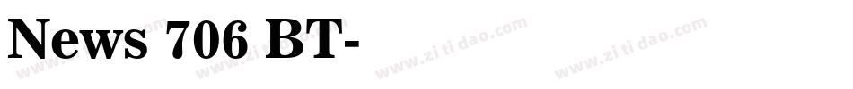 News 706 BT字体转换